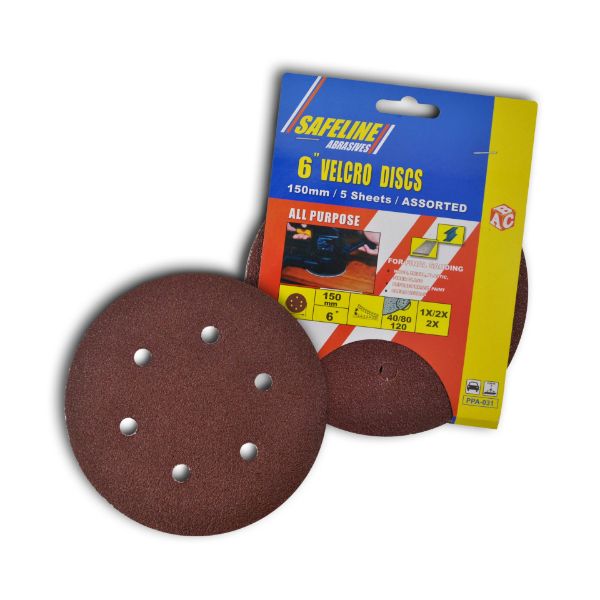 Picture of 150MM VELCRO DISCS ASSORTED N/H