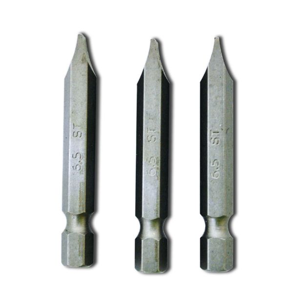 Picture of SLOTTEDS 6.5MM SCREWDRIVER BITS 50MM X 3PCS