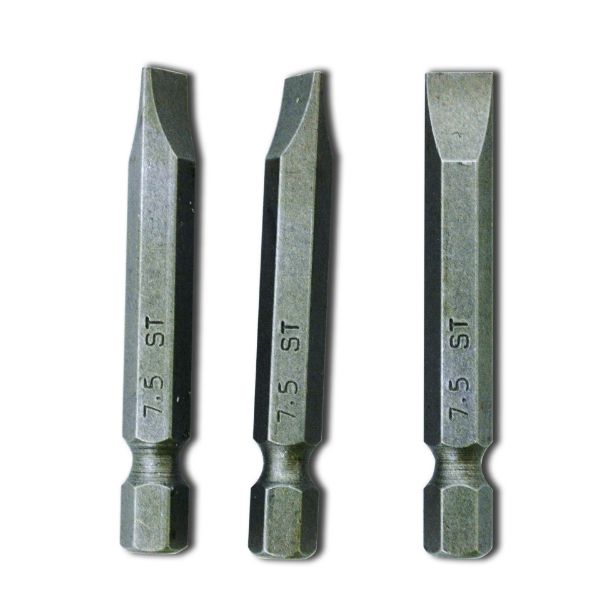 Picture of SLOTTEDS 7.5MM SCREWDRIVER BITS 50MM X 3PCS