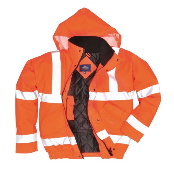 Picture of SMALL BOMBER JACKET HI VIS ORANGE