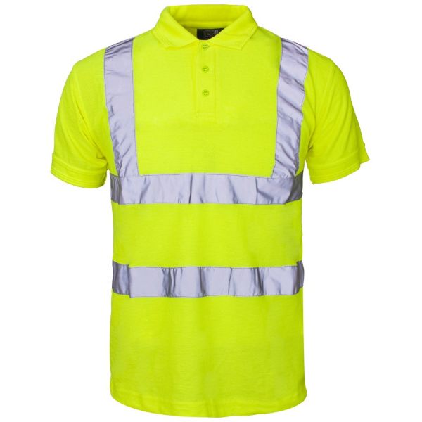 Picture of MEDIUM POLYCOTTON POLO SHIRTS HI-VIS