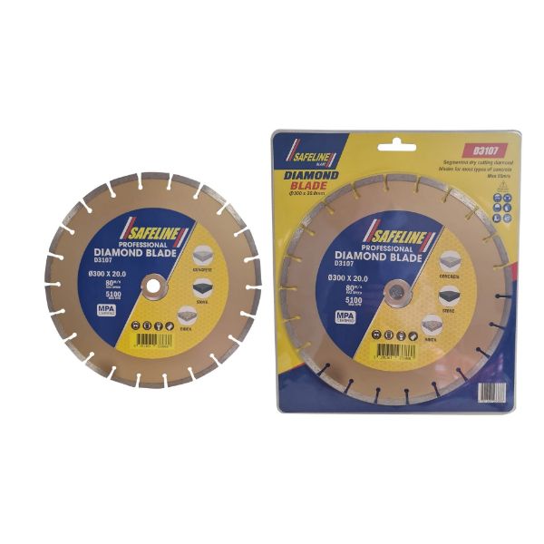 Picture of 300MM X 20.0 DIAMOND BLADES CUTTING CONCRETE