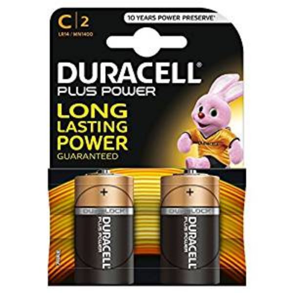 Picture of DURACELL BATTERY SIZE C 1.5V (2 PACK)