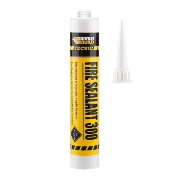 Picture of EVERBUILD FIRESEAL 300 INTUMESENT WHITE 600ML