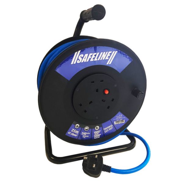 Picture of 40MT X 240V X 13A  2.5SQ BLUE CABLE REEL