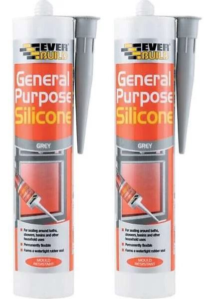 Picture of EVERBUILD GENERAL PURPOSE SILICONE GREY 310m