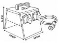 Picture of 4 WAY DISTRIBUTION BOX 32AMP