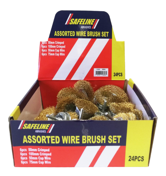Picture of BOX ASSORTED WIRE BRUSHES (24)